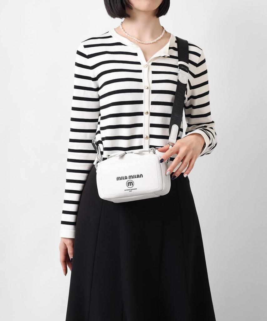 Miramilan Shoulder White Men's Bag,