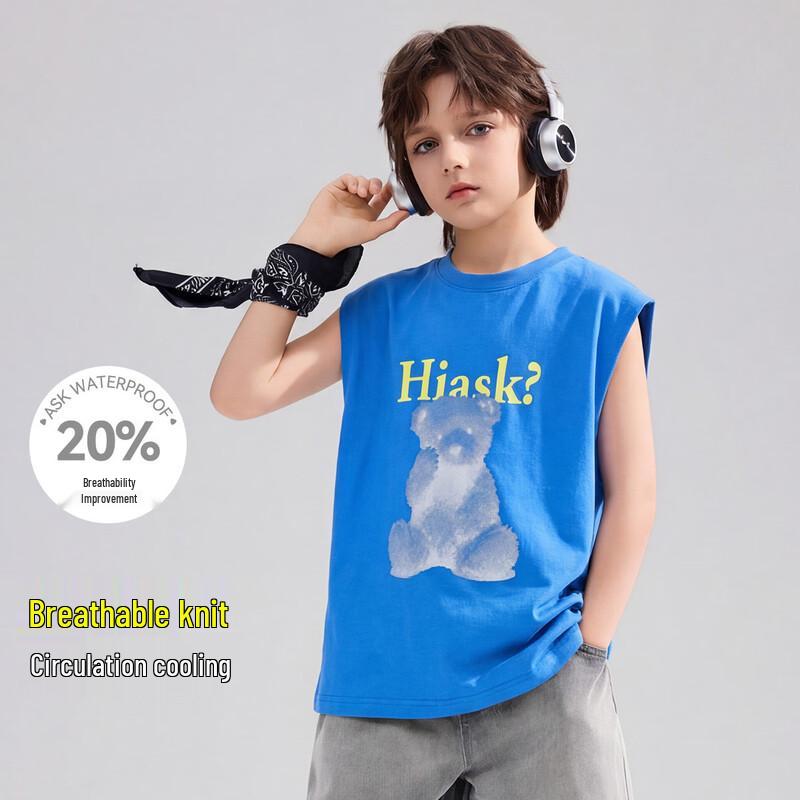 

ASK JUNIOR Boys Summer Printed Sleeveless Tank Top 160