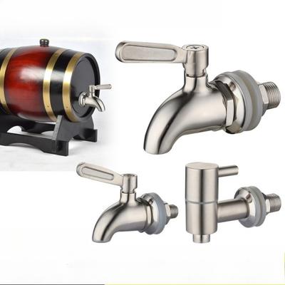 Beverage Dispenser Replacement Spigot Stainless Steel Dispenser Faucet Cold Beer Drink Juice Wine Barrel Faucet