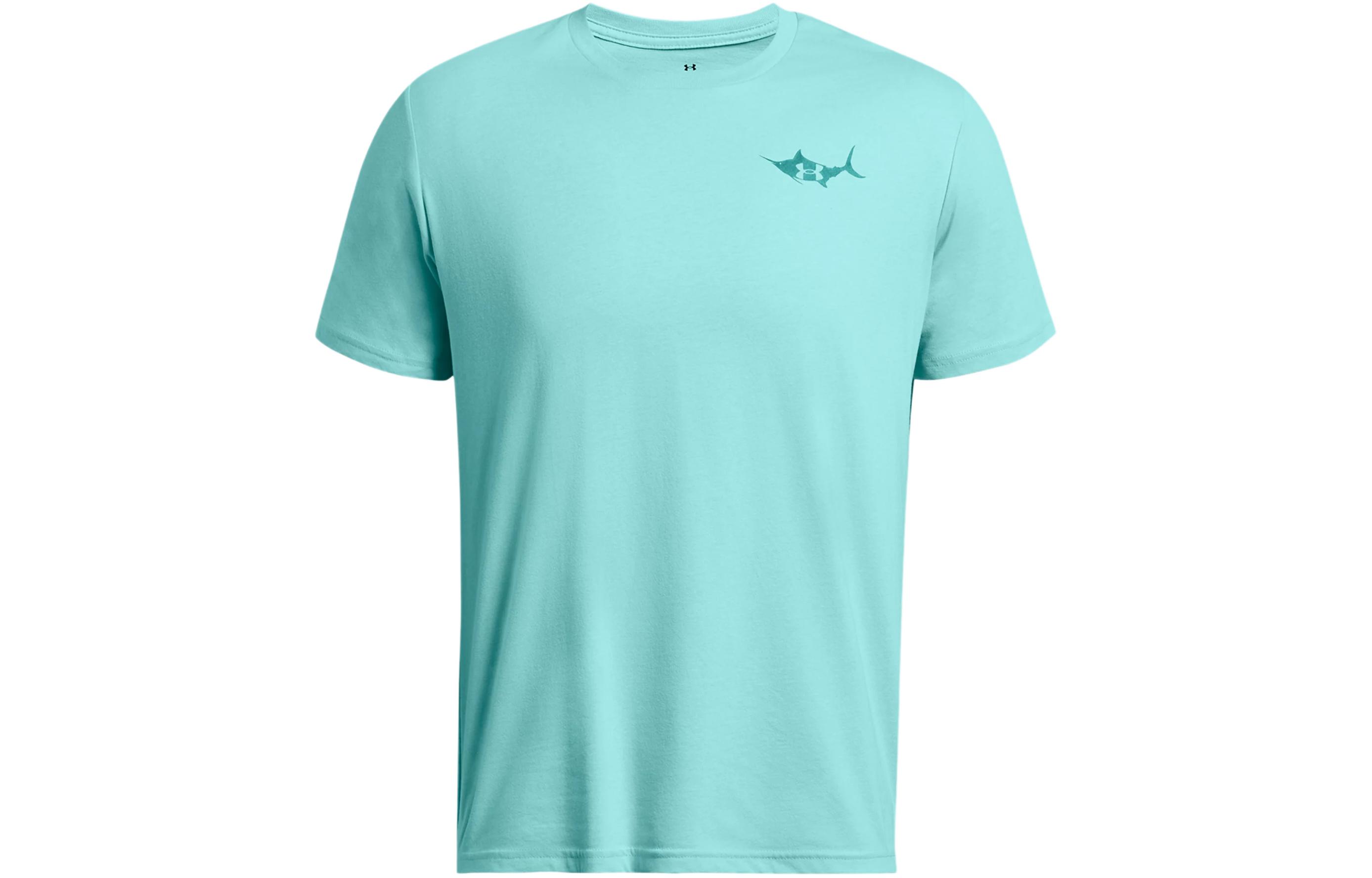 Under Armour T Shirt Men s Coast Cyan 1382907-482 XL