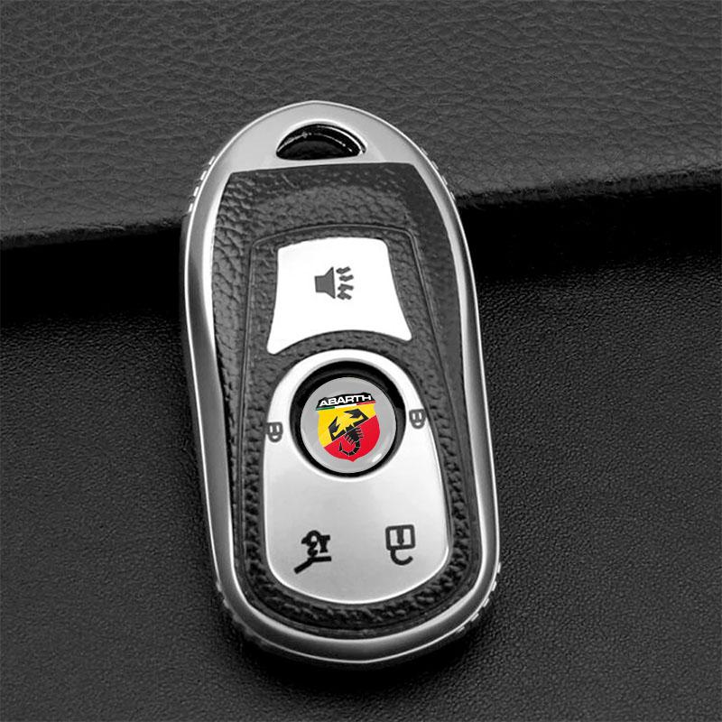 2/5/10Pcs 14mm Car Key Sticker Logo 3D Metal Emblem Car Accessories for FIAT Abbas 500 Grande Stilo Freemont Punto Astra Bravo Ducato