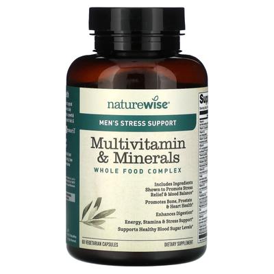 Men's Stress Support, Multivitamin & Mineral, 60 Veggie Caps