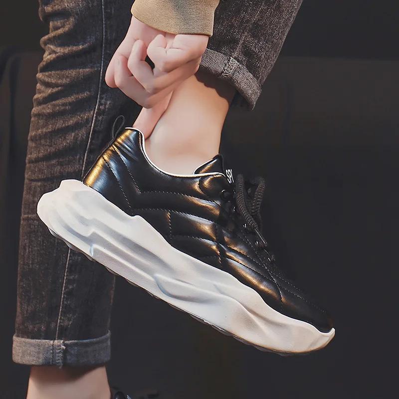 2024 Latest Men's Soft soled Comfortable Casual Shoes Spring/Autumn Thick soled Height Increasing Soft soled Running Sneakers