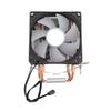 CPU Cooler Dual Heat Pipe 48CFM DC12V Quiet Operation Hydraulic Bearing Fan for Intel LGA 775 1150