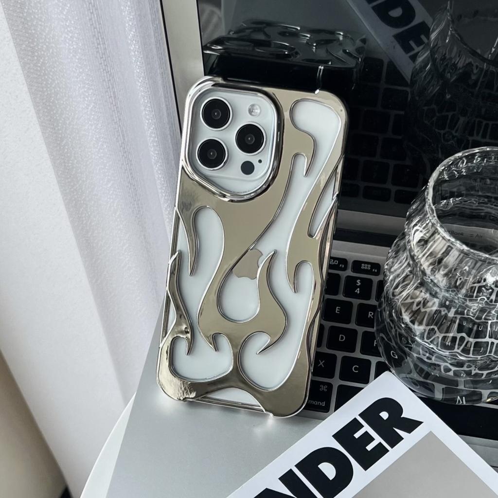 Electroplated Hollow Cooling Case Compatible with iPhone 16 Pro Max Apple 17 Phone Case 15/14 Personalized Protective Cover