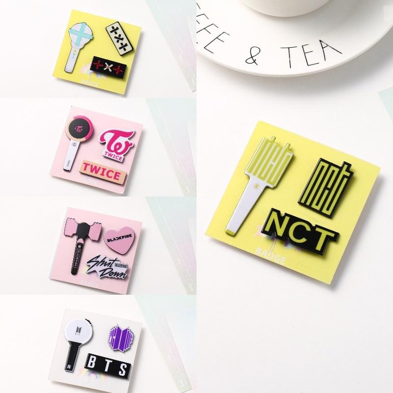 Stray Kids Bulletproof Powder Ink Acrylic Pin Set A Unique And Decorative Addition To Your Outfit