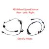 Set of 2 Wheel Speed Sensor Rear Left & Right Fits Mitsubishi Lancer Outlander