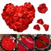 Floral Arrangement Accessories Handmade Satin Flower Petals Eternal Rose Petal Diy Bouquets for Wedding Anniversary Birthday