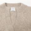 Si:m Beige Yamagataknit Fox Wool Knit Tops 38 beigeUsed