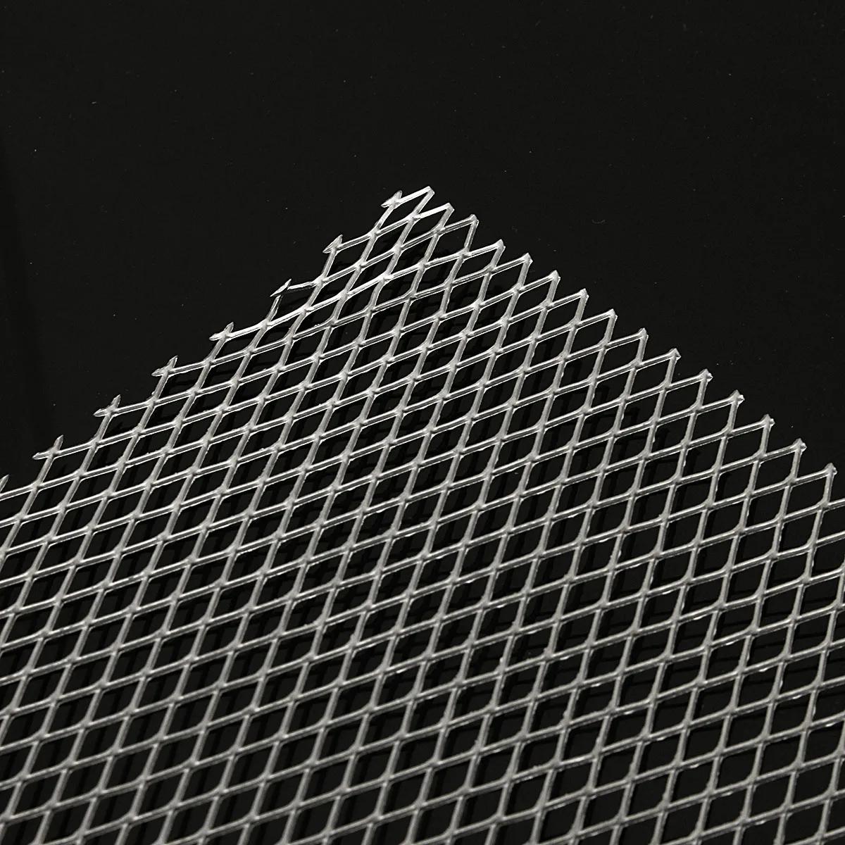 

1pcs Aluminum Mesh Sheet 25x20cm Aluminium Modelling Mesh Car Grill Mesh Sturdy Metal Mesh Sheets for Your DIY Projects