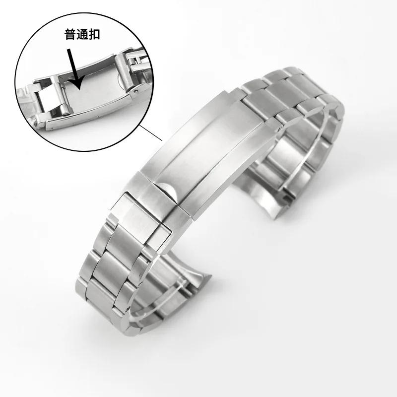 20mm for Rolex Daytona Oyster Perpetual Submariner Seiko NH35 Watch Strap Wrist Bracelet Solid Stainless Teel Watchband 21mm