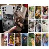 Phone Case For Samsung Galaxy S26 S25 S24 S23 S22 S21 Ultra S24 S23 S22 S21 S25 Plus S24 FE Flower Cats