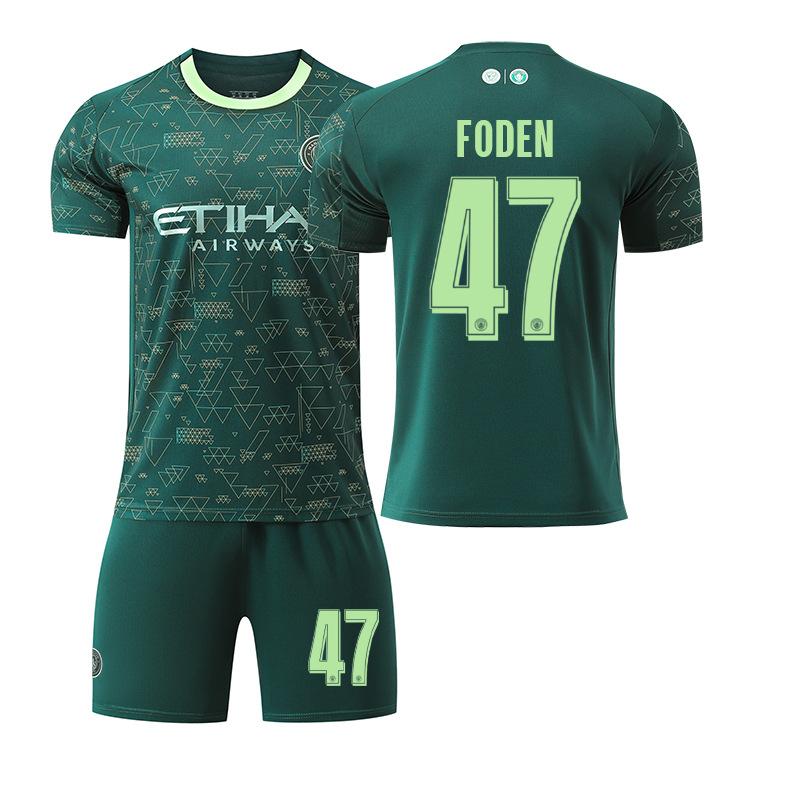 - Manchester City three-guest number Harland football jersey suit, male Sergio Foden Rodrigo