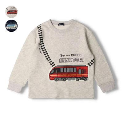 [Children's Clothing] Moujonjon (Moojeongjeong) Kintetsu Railway Pochette Fleece Sweatshirt 100cm-130cm F50609