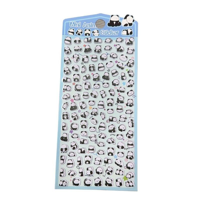 Cute 3D Puffy Stickers Kawaii Cat Dog Cake Animal Decorative Stickers for Students Journal Diary Scrapbooking DIY Stationery