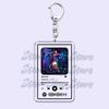 Hot Female Singer Music Keychains for Women Accessories Bag Kiss Me More Woman Songs Playlist Code Keying Jewelry Fans Gifts