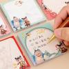 Nezha Perforated Sticky Notes: Cute Notepad for Elementary Students