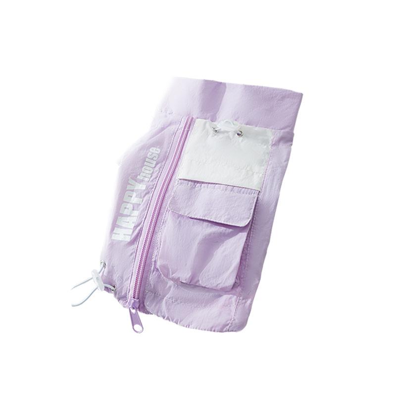 

Spring and summer thin breathable summer pet small and medium-sized dog Teddy Bigbear two-legged sunscreen cat puppy dog clothes XXL (recommended weight 15-10 kg)