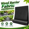 PP Woven Material Garden Mulch Fabric Black Weed Control Membrane Heavy Duty Ground Cover  Garden