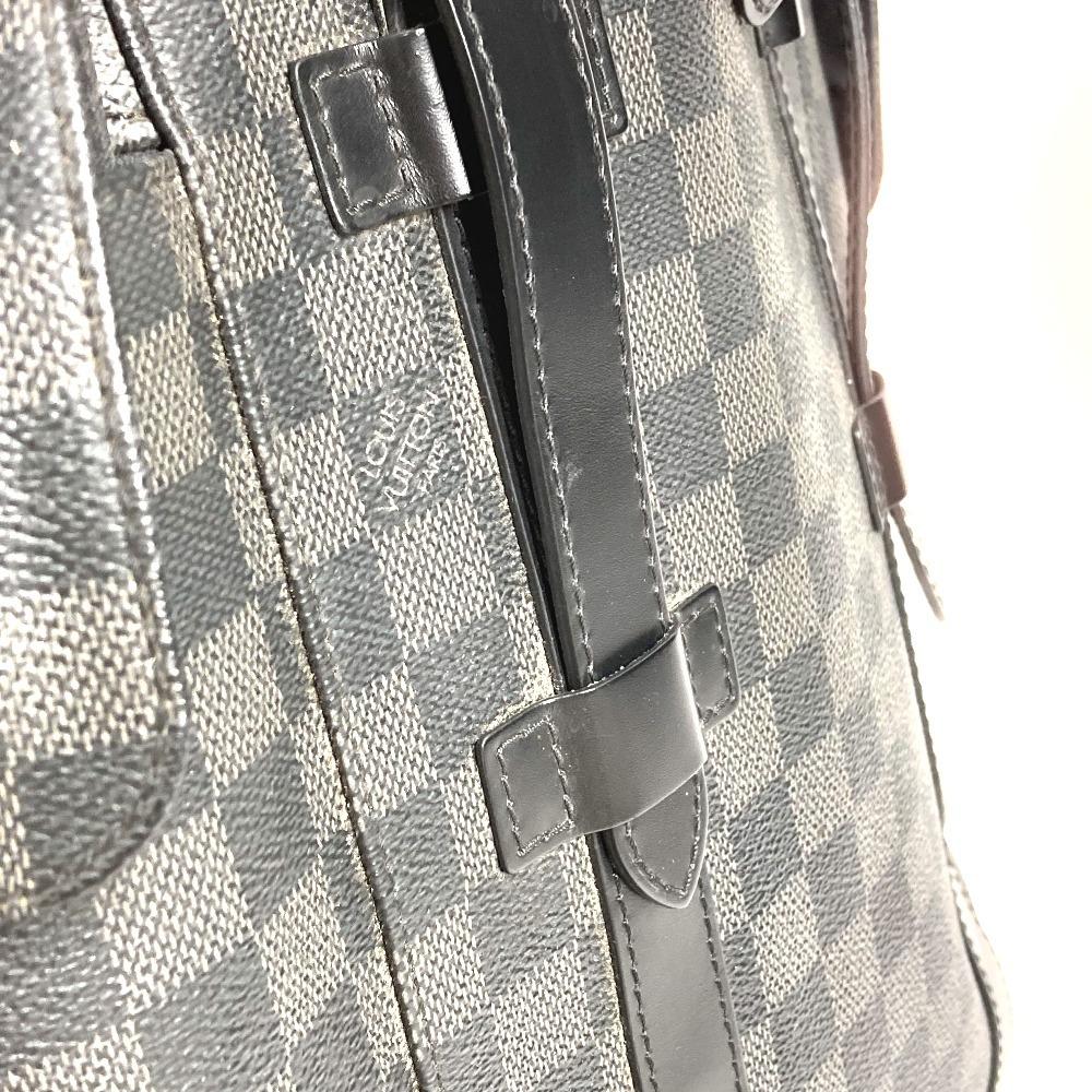 Louis Vuitton N41379 Damier Graphite Christopher MM Backpack Black