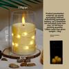 "LED Remote Control Candle Lights for Weddings, Birthdays, Parties & Concerts - Electronic ABS Simulation String Light Decoration"