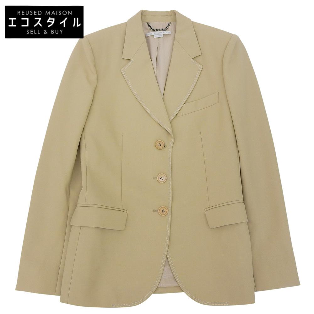 STELLA McCARTNEY Excellent condition 3B tailored jacket, women's, beige, size 38 Jacket 38 beigeUsed