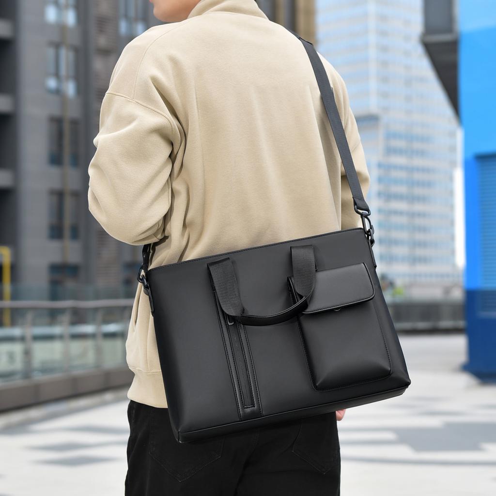 Fashionable Design Men's Commuting Laptop Bag Business Briefcase