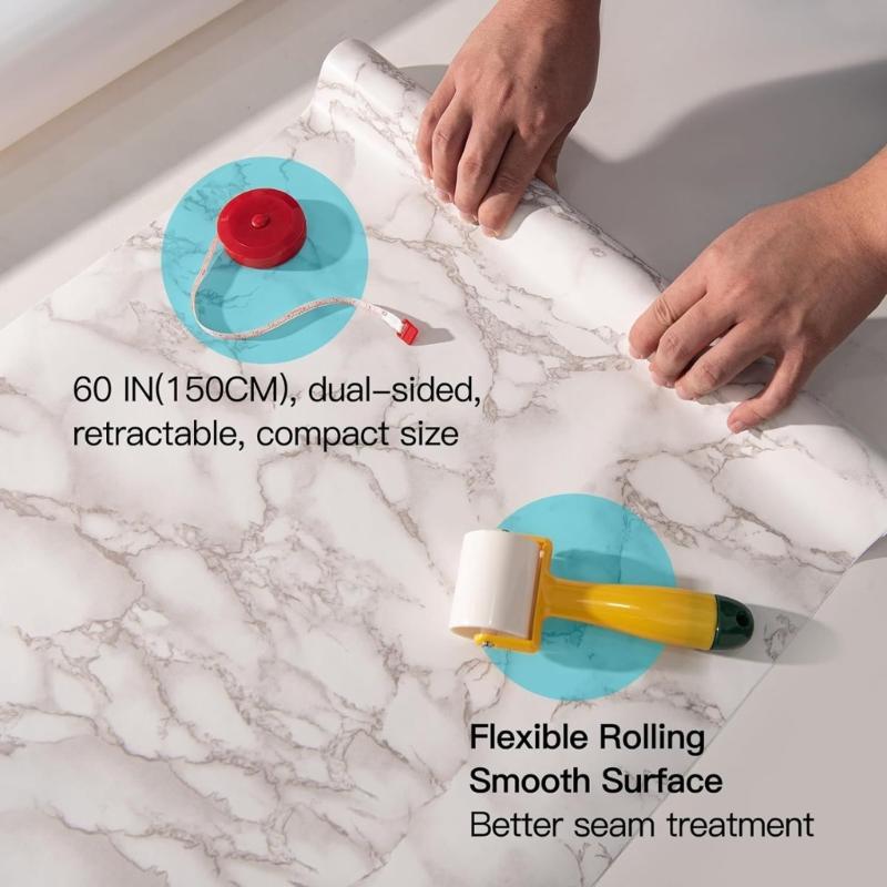 Wallpaper Smoothing Tool Multifunction Smoothing Tool Set for Peeling and Stick Backsplash Tiles Contact Paper Vinyls