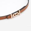 Women's Thin Double-Sided Leather Belt for Dress or Western Trousers - Elegant and Versatile Waist Decoration