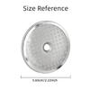 56,5mm Filterblatt Kaffeemaschinenfilter 5,65*5,65cm Edelstahl Runde Filterscheibe Duschkopf Ersatz Kompatibel
