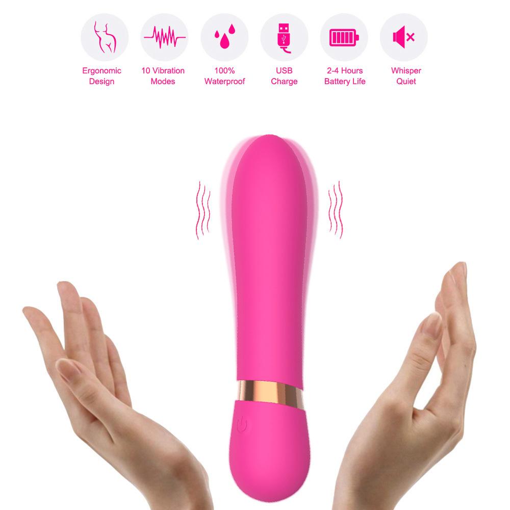 Masážní přístroj G-bodu Sexuální hračky pro ženy Stimulátor klitorisu Sexshop Kuličkový vibrátor AV tyč Dildo vibrátor