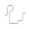 50Pcs Stainless Steel Gutter Hooks Christmas Light Gutter Clips Outdoor Lights Hanger for Outdoor Decorative Easy To Use