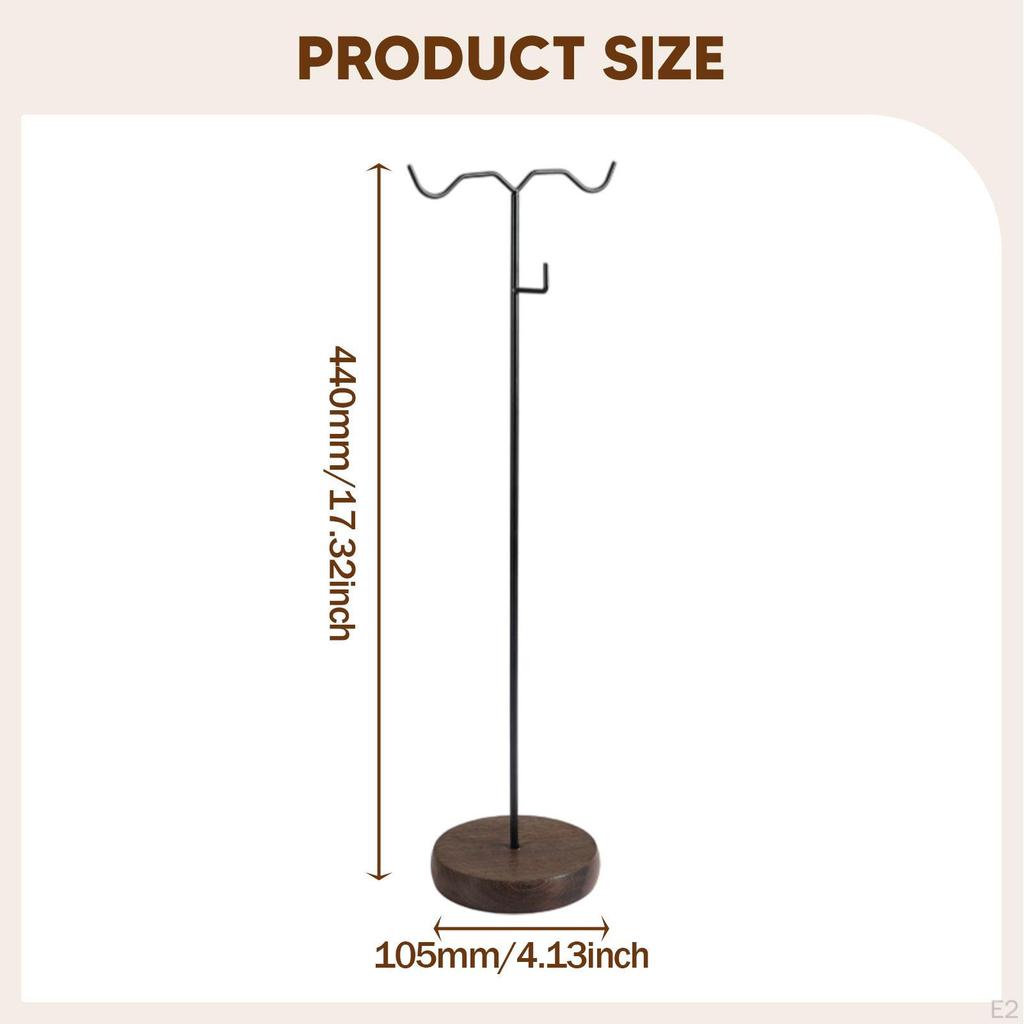 Bag Display Stand Hanging Hooks for Commercial Boutique Tabletop