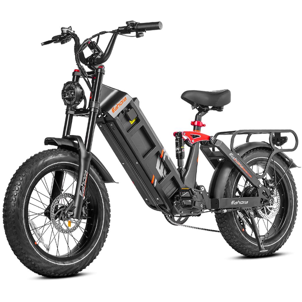 Juliet II Černá/Bílá 1500W Výkon motoru 52V60AH Baterie 20 * 4,0-palcová Pneumatika Ximano 7-rychlostní Barva Přístroj Hydraulická Brzda Elektrické Kolo