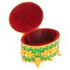 Metal Jewelry Box Vintage Zinc Alloy Decorative Easy To Maintain Keepsake Box for Necklace Earring