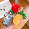 Acetate Hair Chic Clips Featuring Bright Fruit And Animal Designs Perfect For Fashionable Women