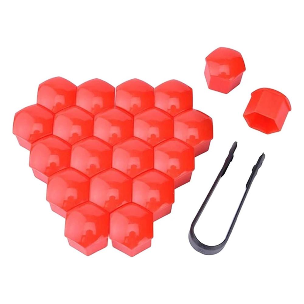 

Universal Car Accessory 20Pcs 19mm Wheel Nut Bolt Covers Tire Screw Cap Hub Protective Covers A