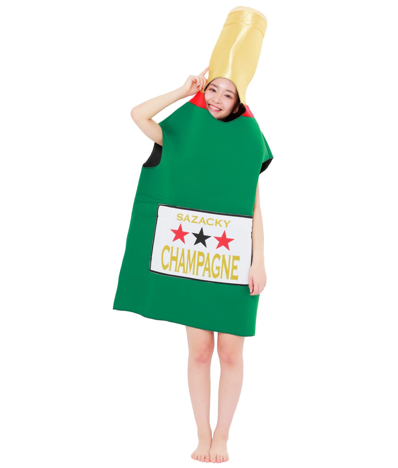

SAZAC Champagne Costume, Adult, One Size Fits All, 2739