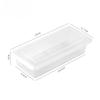 Refrigerator Storage Box Kitchen Food-grade Plastic Water-draining Preservation Box Rectangular Covered Meat Storage Box