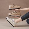 Spring and Summer New Roman Sandals Women's Leather Bag Head Hollow Hole Shoes Comfortable Thick Heel Thick Sole Pig Cage Shoes