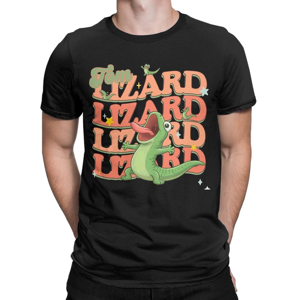 Unisex Women Graphic Printed Hoppers Tom The Lizard T Shirt Tee Cotton Tshirts Clothing