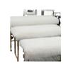 Plush White Fur Mat for Window Display, Cabinet Padding, Shoe Cushion, or Booth Carpet