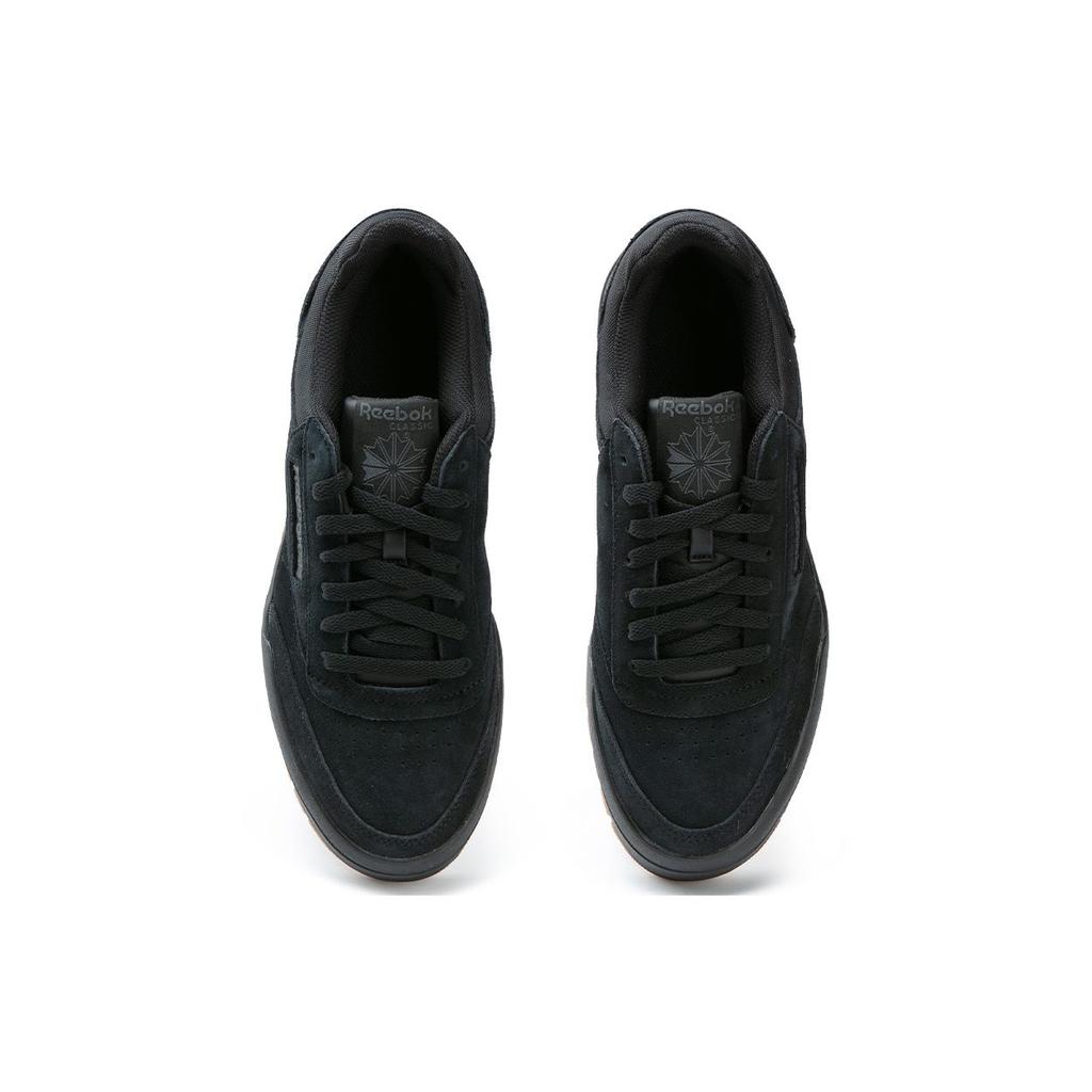 Reebok Club C Megacourt Comfortable Versatile Thick Sole Casual Shoes Low Top Skate Shoes Unisex sneaker Black 100221379