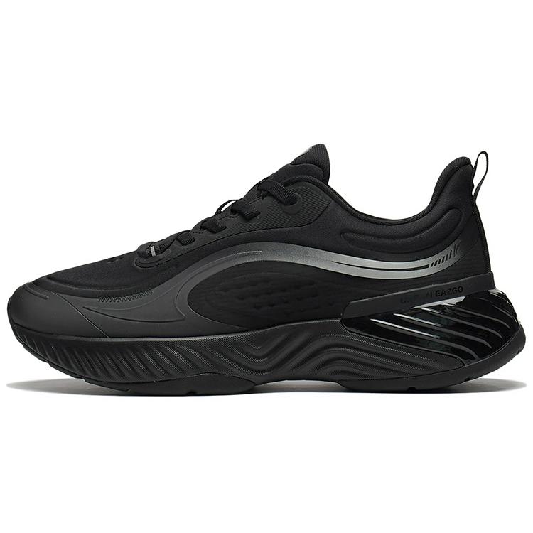 

Li Ning Cushioning Slip Resistant Abrasion Resistant Reflective Low top Running Shoes Men s Black ARES037-2 40