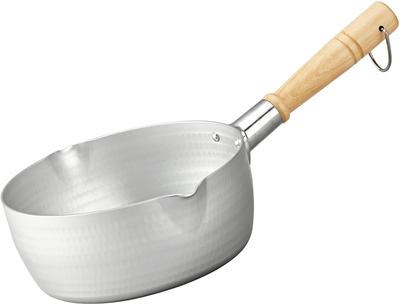 Hokuriku Aluminum Yukihira Pan, 18cm, IH Compatible, Made In Japan, Anodized Aluminum, Hanayuki (A-2741)