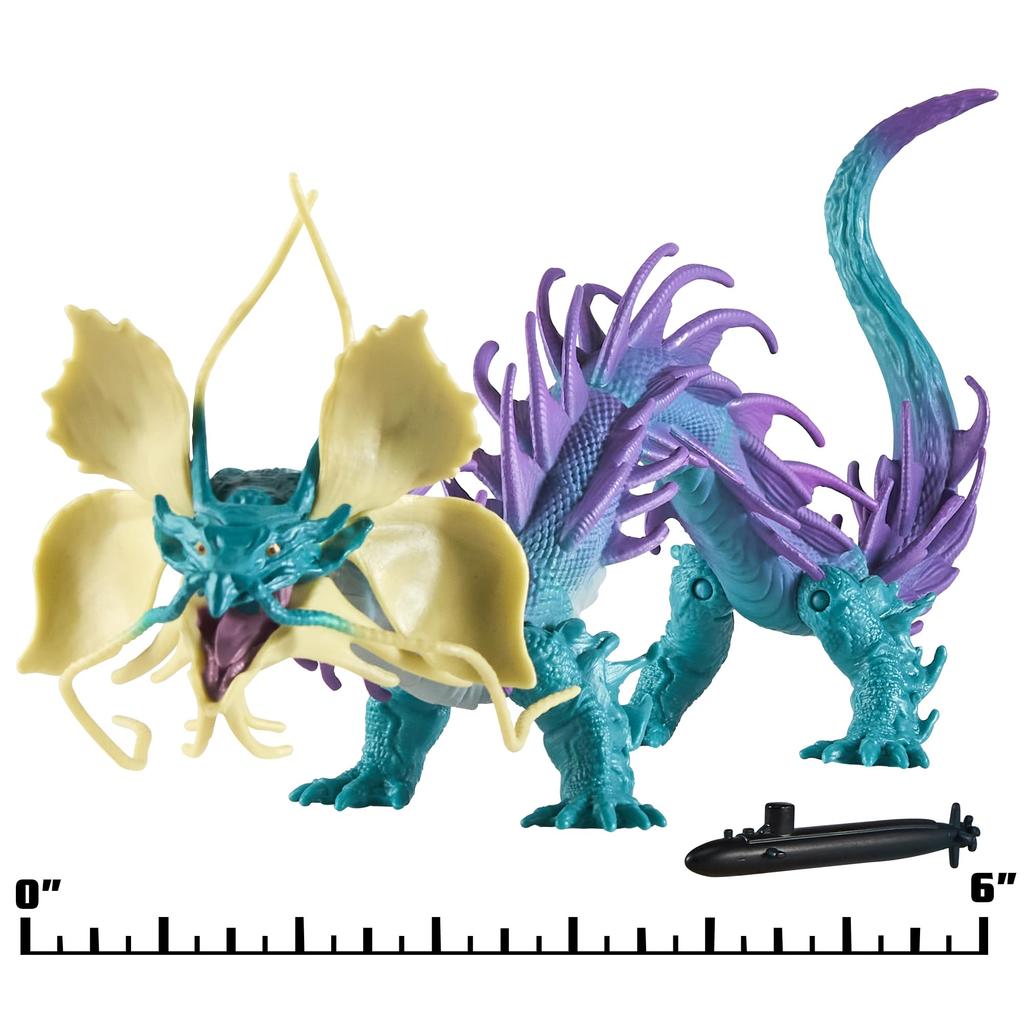Figurka Godzilla x Nová Tiamat s ponorkou od Playmates Toys Kong Impérium 6 palců