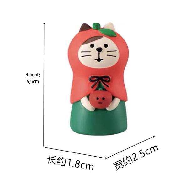 

Трендові DIY Японські Котів та Грибів Смоляні Прикраси - Різдвяні Мультяшні Кошенята для Домашнього Декору