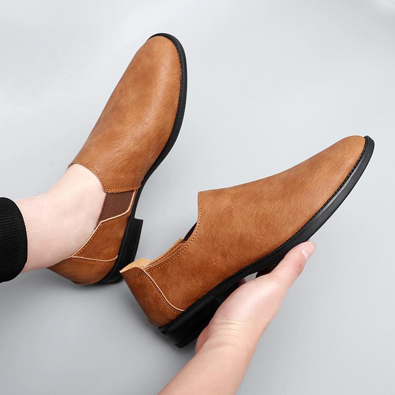 Mens Hot Sale Loafers Male Comfortable Driving Shoes High Quality Classic Men's Flats All-match Stylish Men Shoes for Wedding
