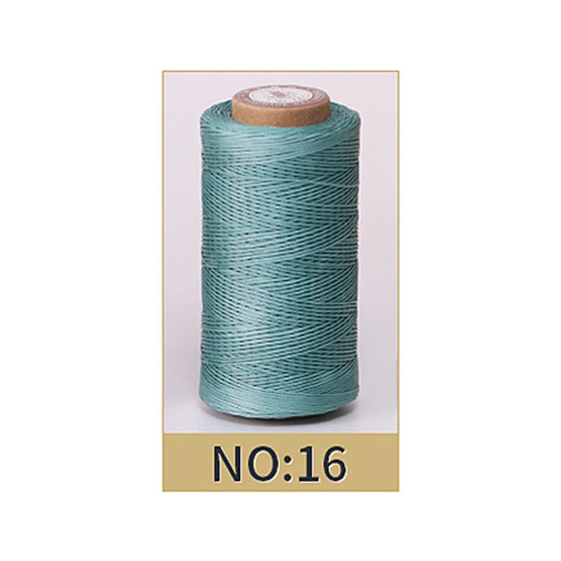 Hilo Encerado de 0,8 mm de Grosor para Cuero, Cordón Encerado para Manualidades DIY, Hilo para Coser a Mano, Hilo Plano Encerado para Coser