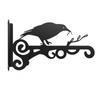 Metal Wall Hook Coated Plant Hanger Animal Silhouette Hook Anti-Rust Bracket For Hanging Plants Outdoors Bird Feeder Lanterns